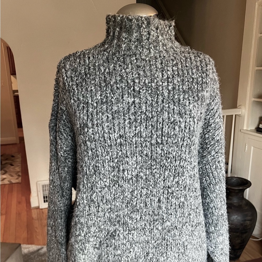Cozy Gray Knit Sweater So Soft
